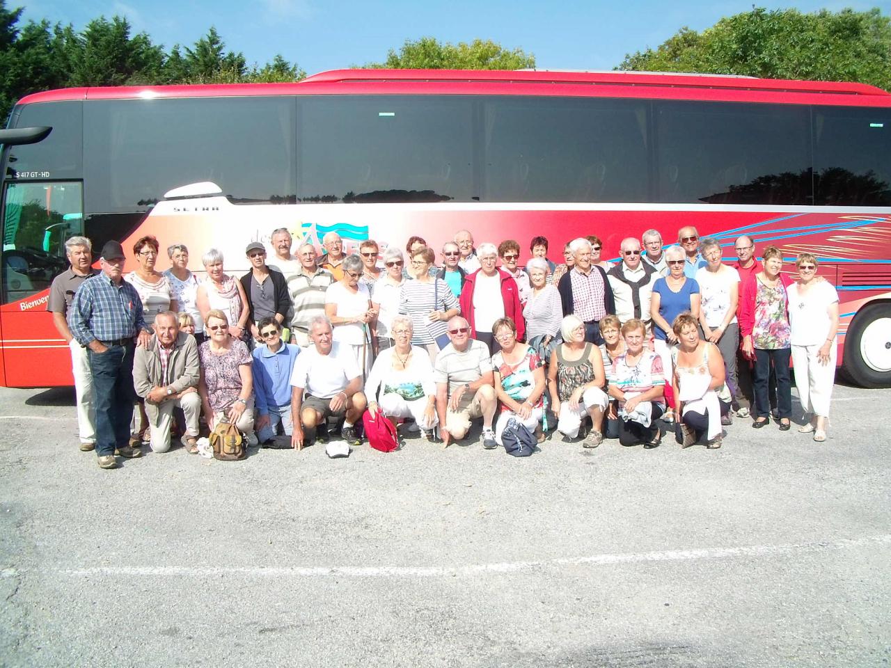Le groupe de marcheurs