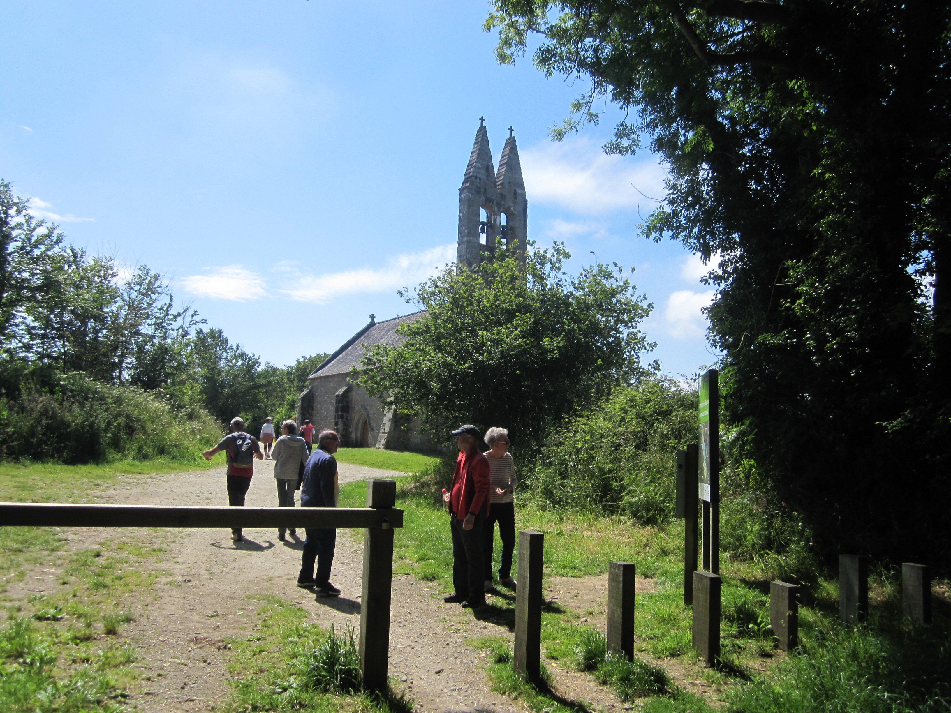 Retour vers la chapelle