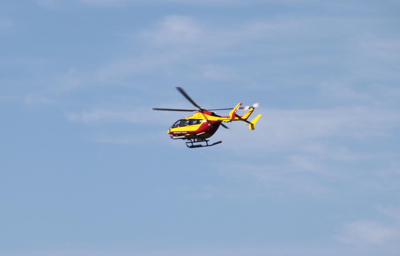 L'hélicoptère de la sécurité civile